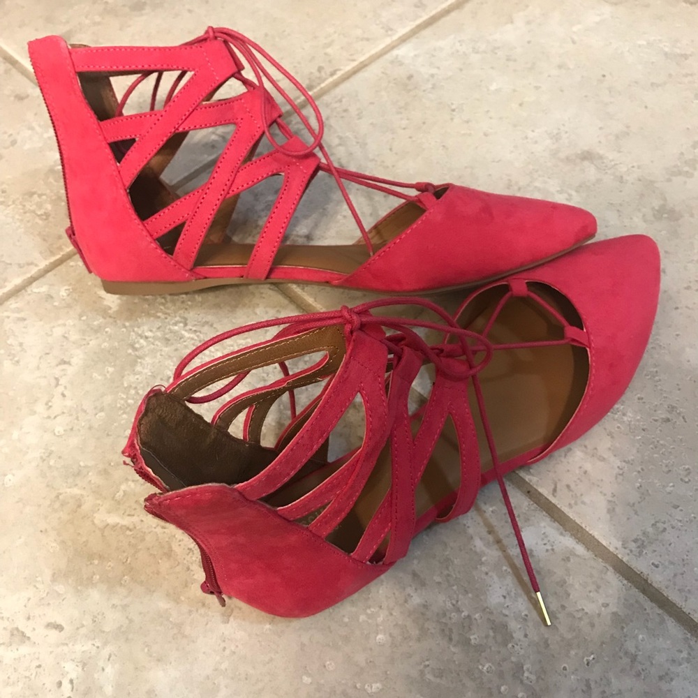 Fuchsia Ballet Flats